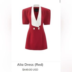 Nana Jacqueline Alia Dress Red